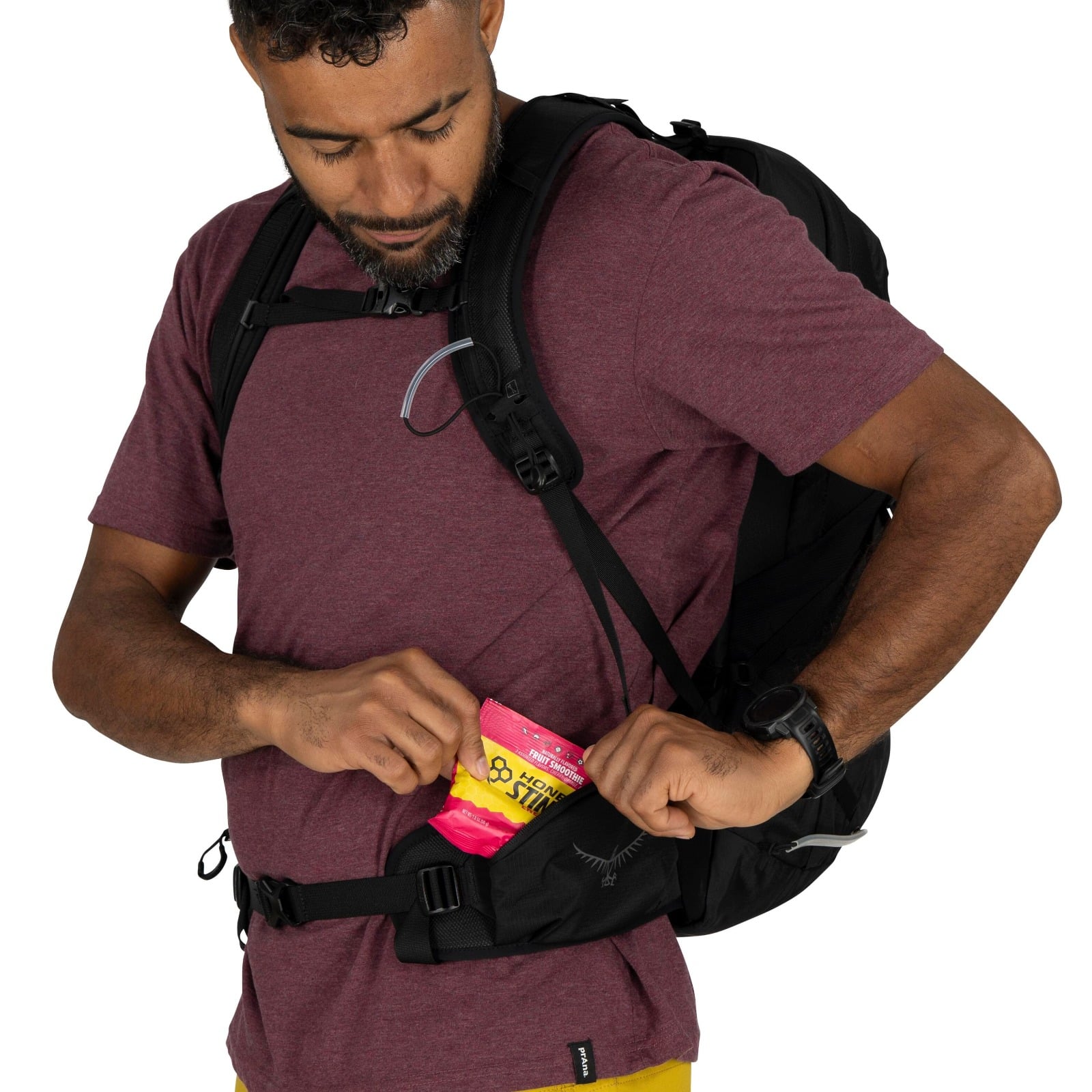 Osprey Talon 22 Hiking Backpack 22L in Black Coal Grey — detail view 3