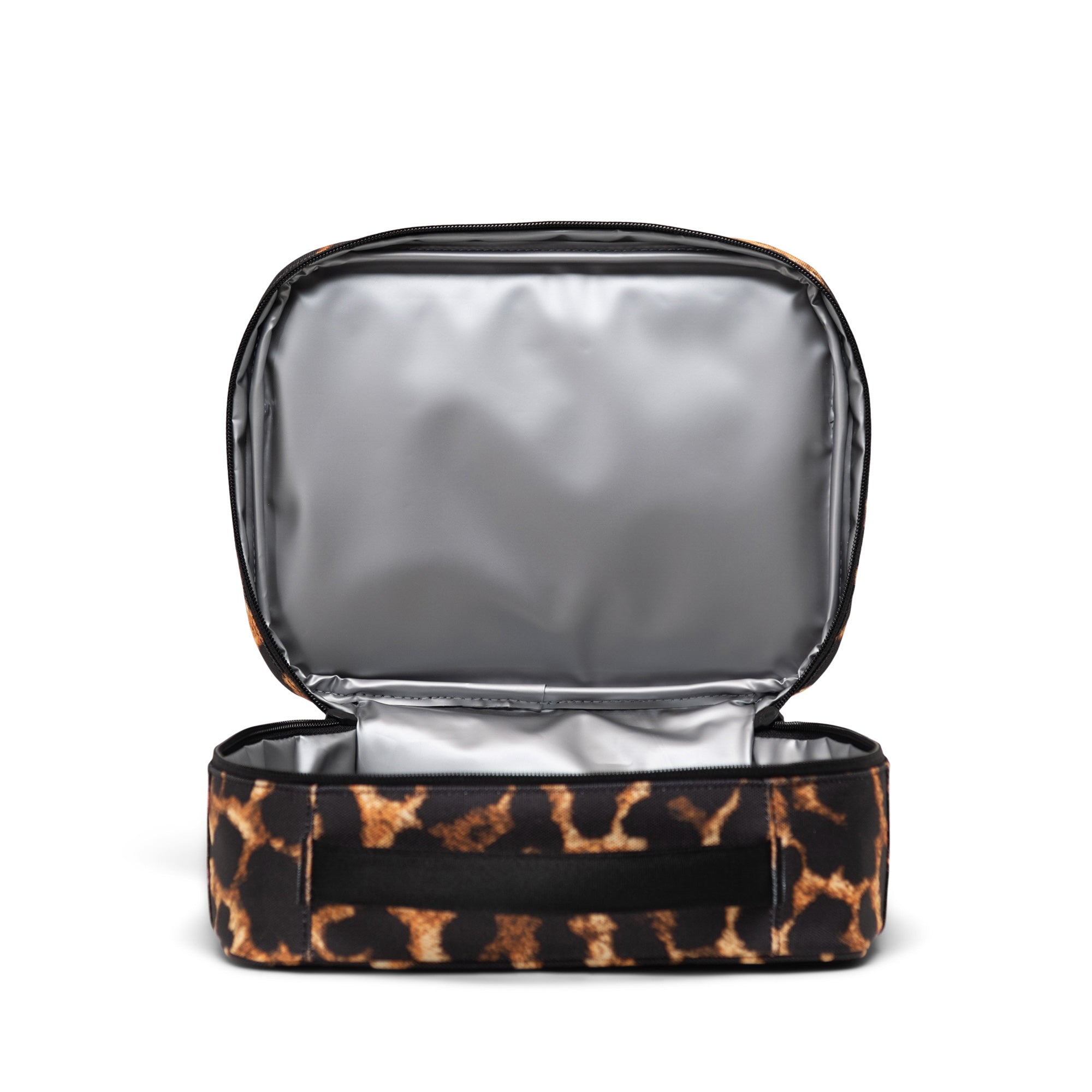 Herschel Pop Quiz Lunch Box 5L in Digi Leopard Light — interior view