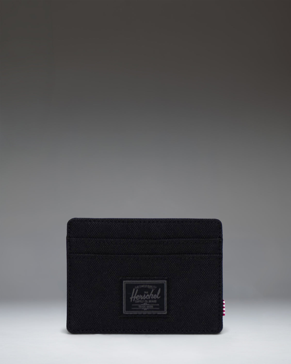 Herschel Charlie Cardholder Wallet RFID in Black Tonal — front view