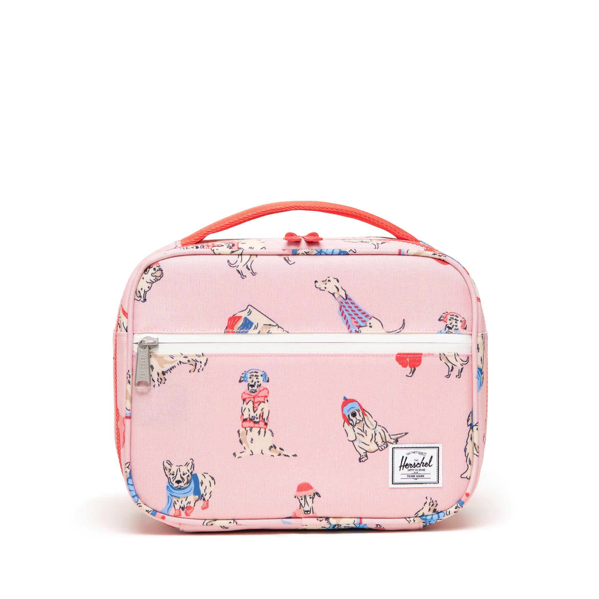 Herschel Pop Quiz Lunch Box Little Herschel 5L in Fashion Dogs — front view