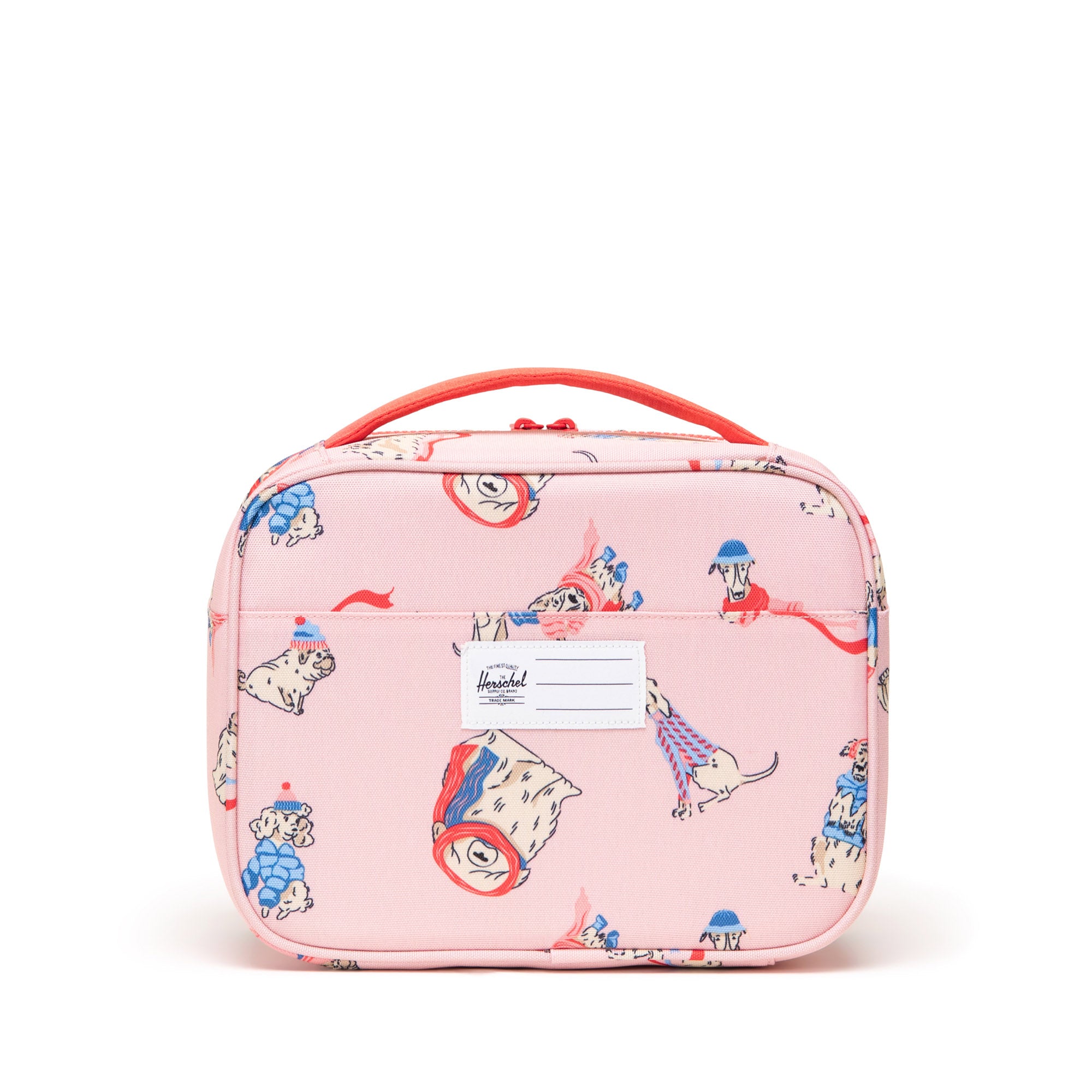Herschel Pop Quiz Lunch Box Little Herschel 5L in Fashion Dogs — back view