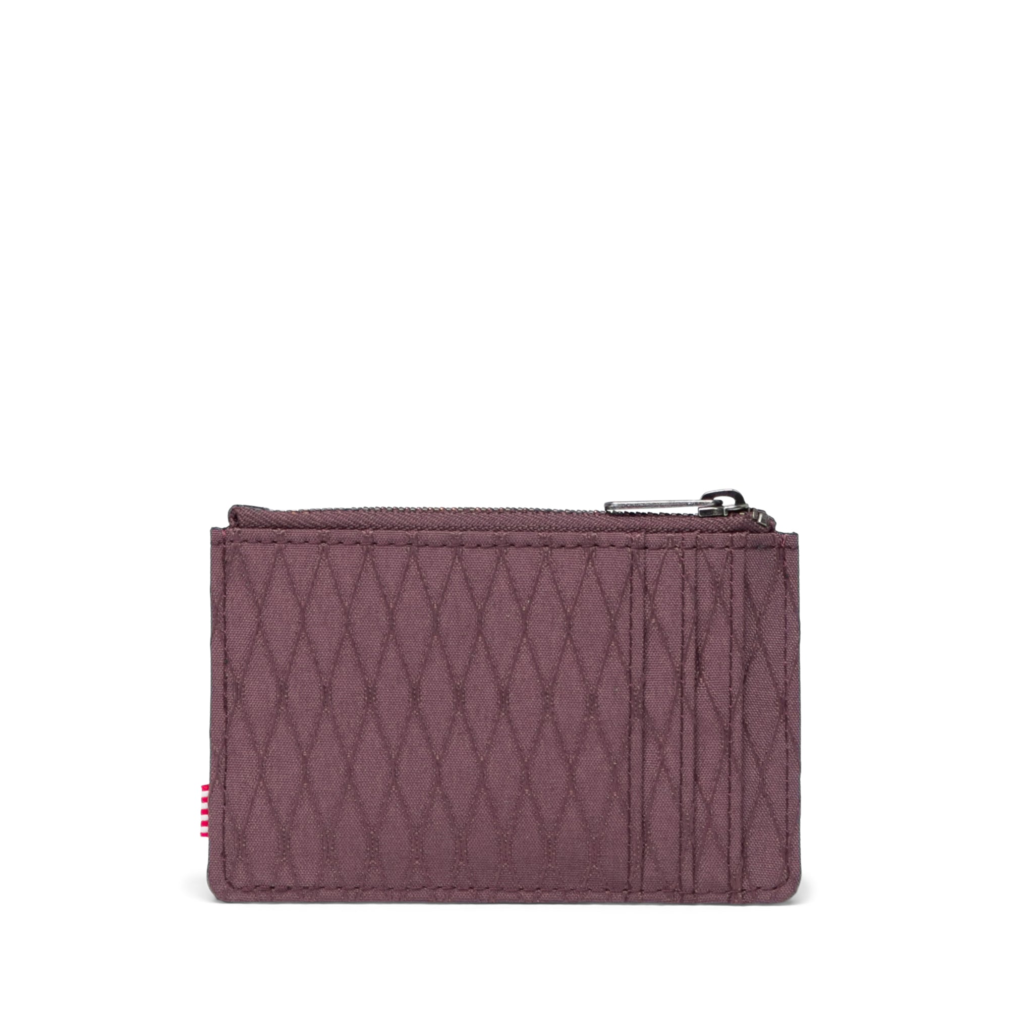 Herschel Oscar Cardholder Wallet RFID in Huckleberry Diamond — back view
