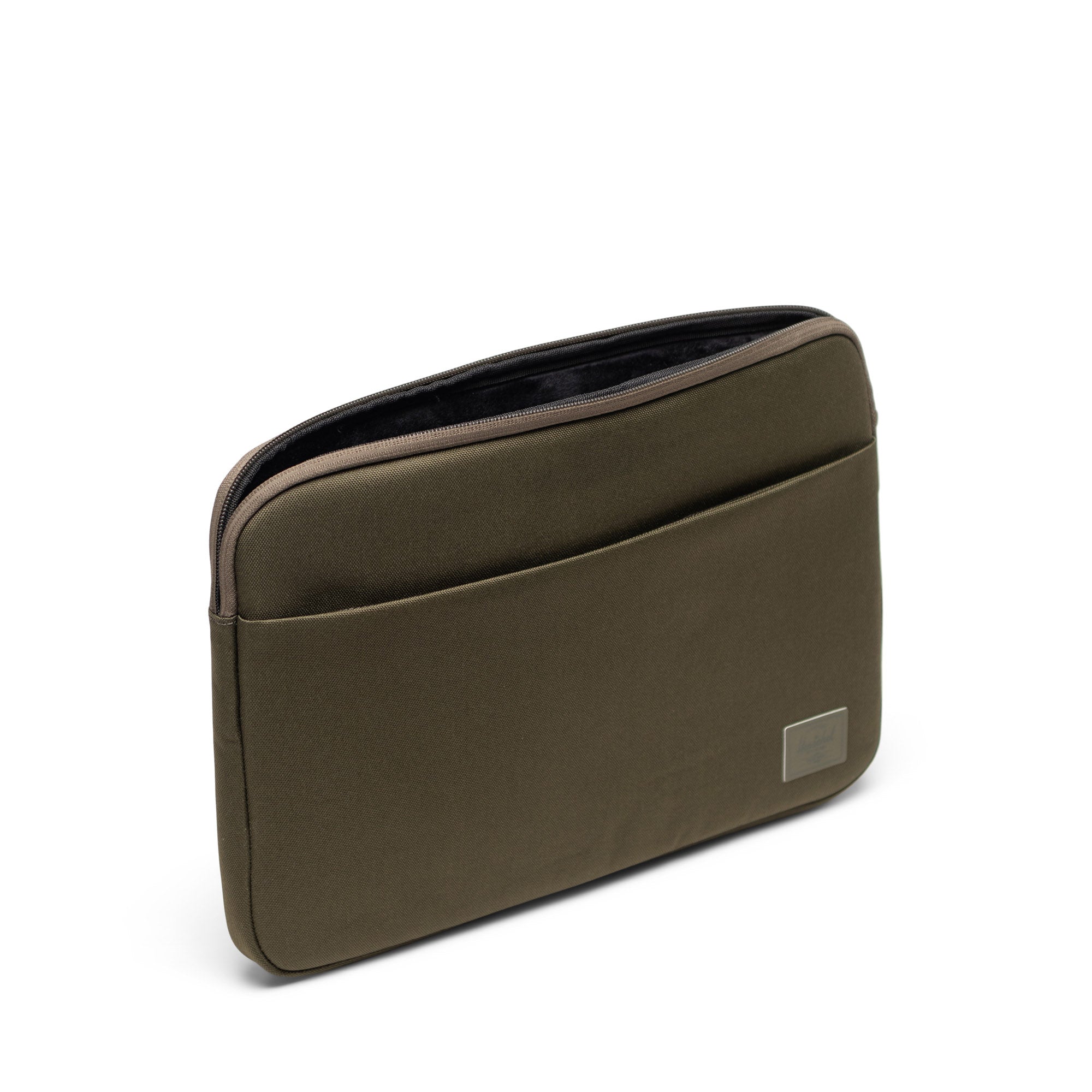 Herschel Denman Laptop Sleeve 14 Inch in Ivy Green Tonal — side profile
