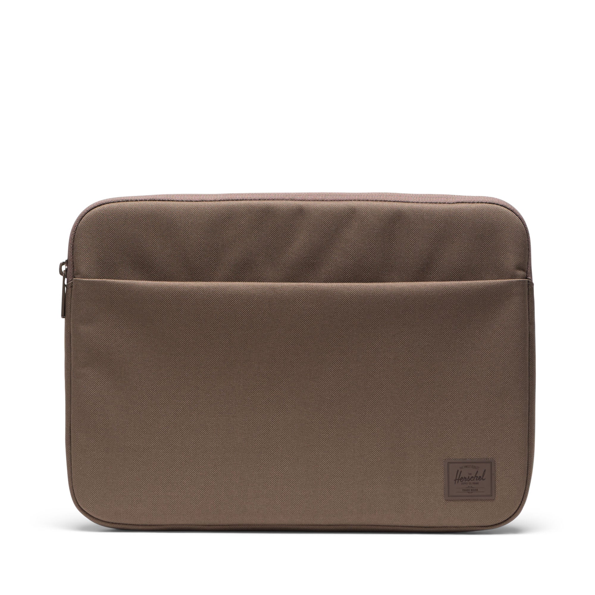 Herschel Denman Laptop Sleeve 14 Inch in Light Brown — front view