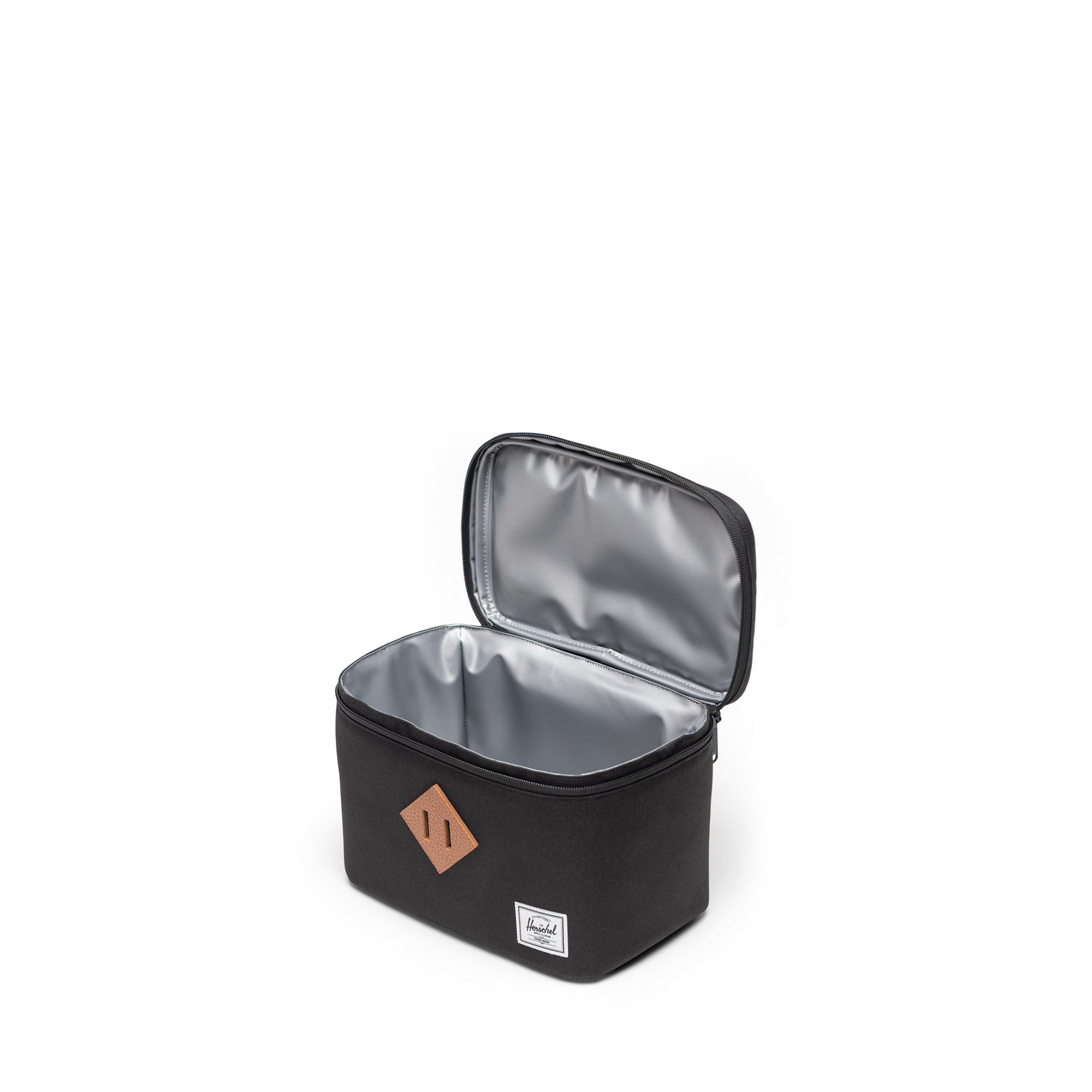 Herschel Heritage Lunch Box 6.25L in Black — interior view
