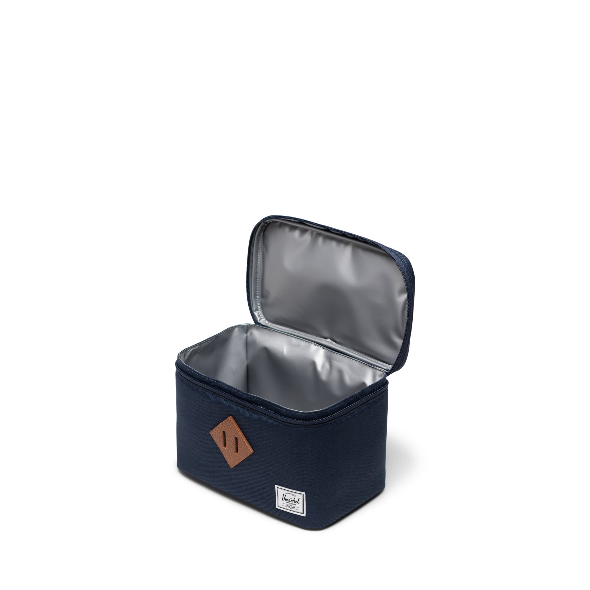 Herschel Heritage Lunch Box 6.25L in Navy — interior view