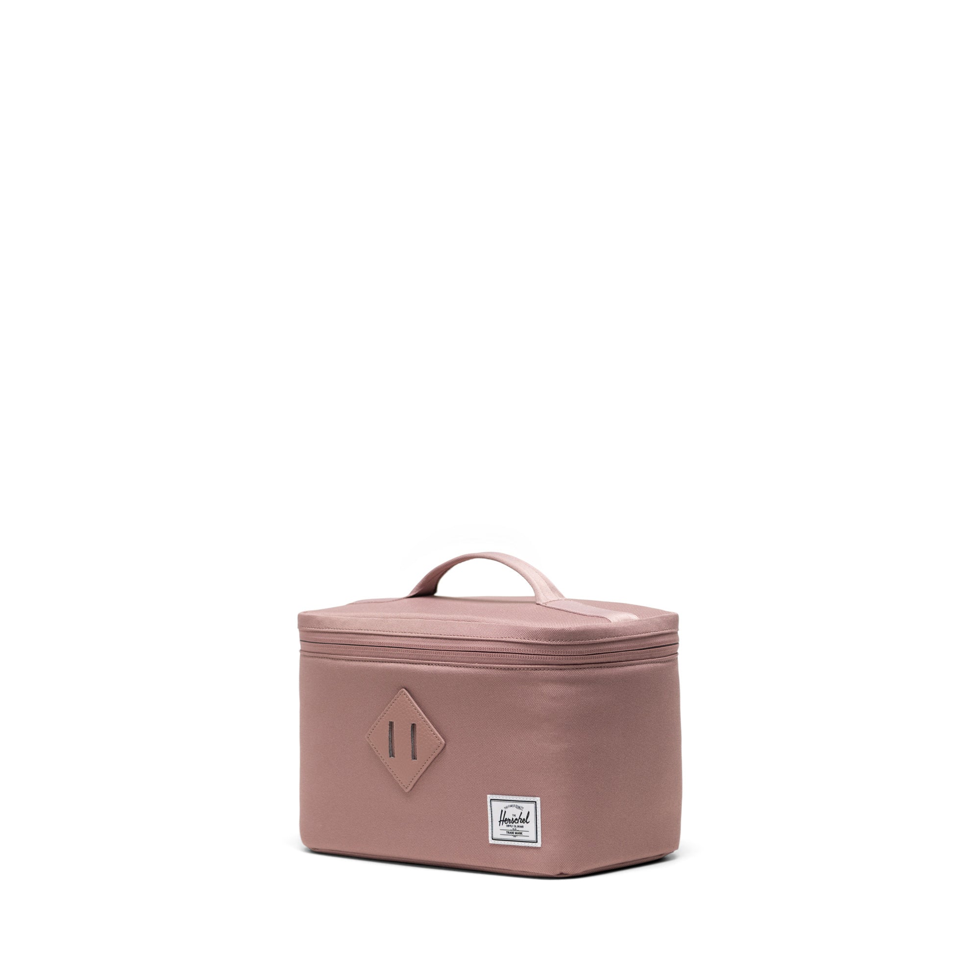 Herschel Heritage Lunch Box 6.25L in Ash Rose — three-quarter view