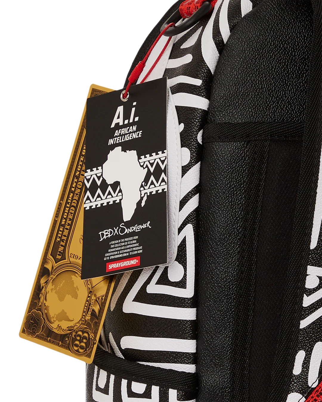 Sprayground A.I.8 African Intelligence - Origin Story Backpack image 14