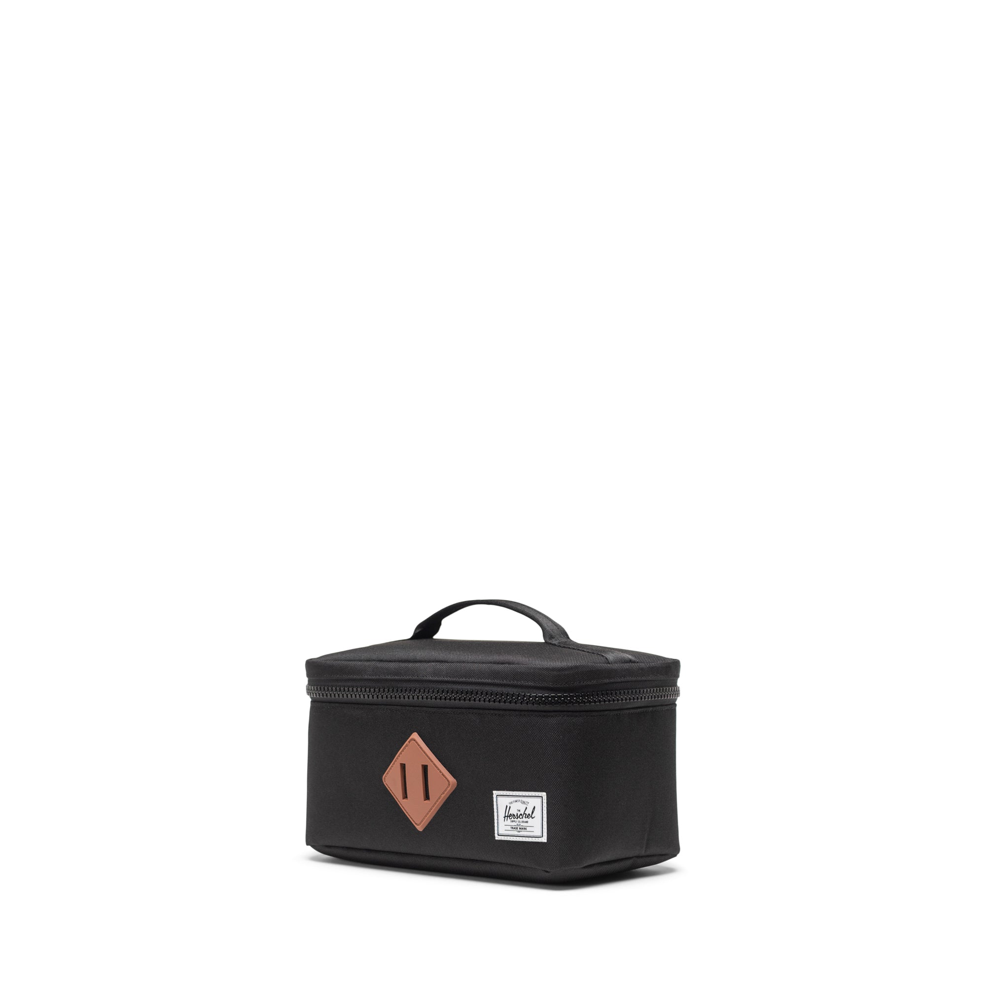 Herschel Heritage Lunch Box Little Herschel 4.5L in Black — three-quarter view
