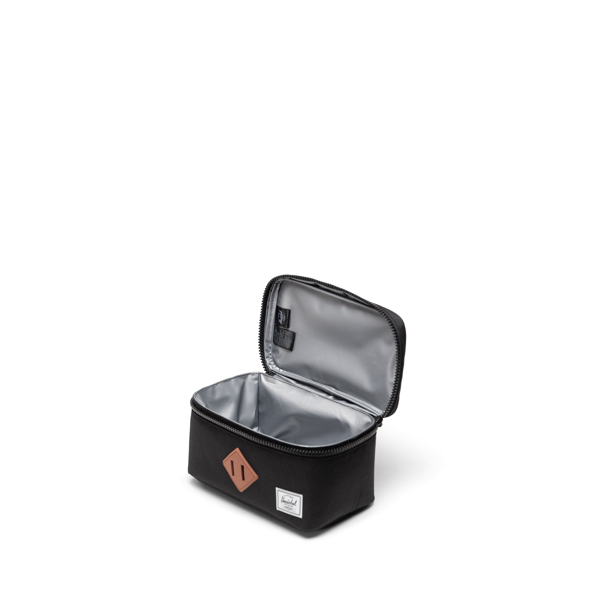 Herschel Heritage Lunch Box Little Herschel 4.5L in Black — interior view