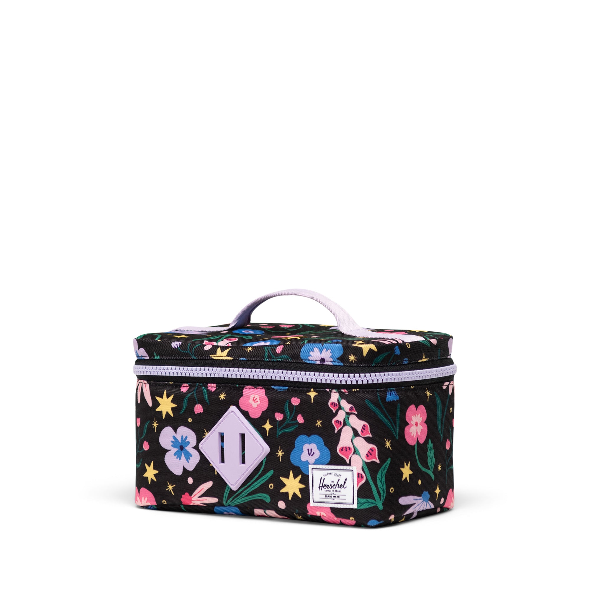 Herschel Heritage Lunch Box Little Herschel 4.5L in Enchanted Garden — three-quarter view