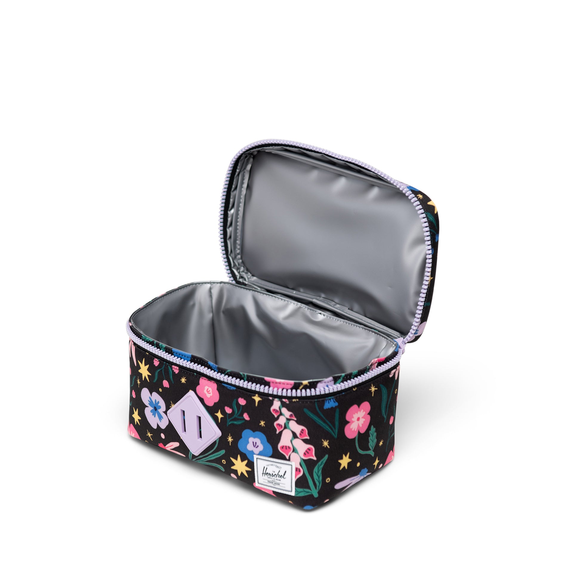 Herschel Heritage Lunch Box Little Herschel 4.5L in Enchanted Garden — interior view