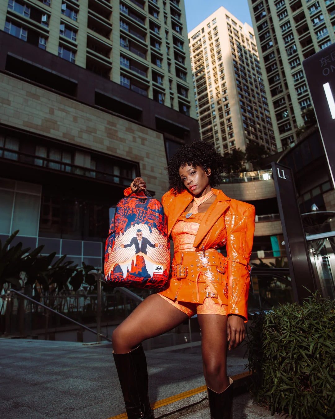 Sprayground Stan Lee Collab Backpack - If You Can't Find A Hero, Be One, view 13