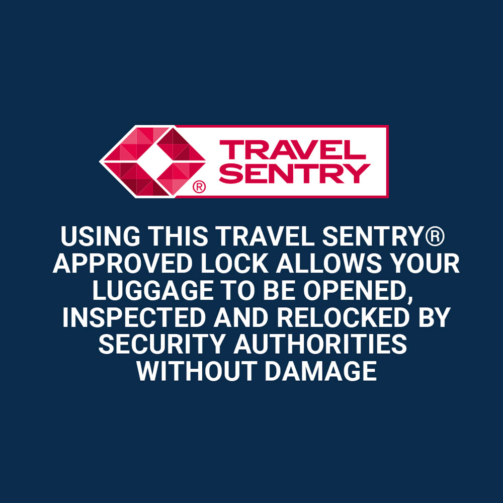 Travel Sentry approved – security can open and relock without damage