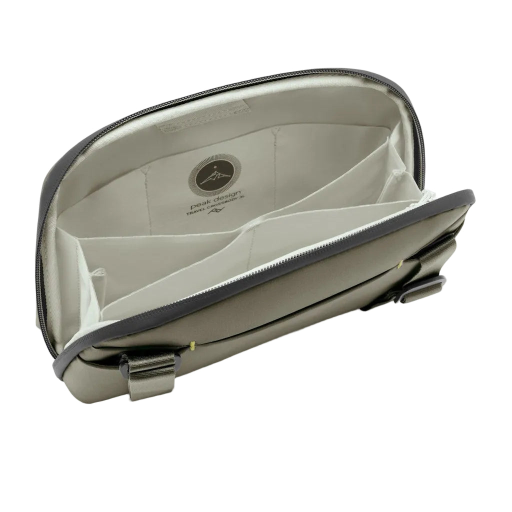 Peak Design Travel Crossbody 3L - Stone interior