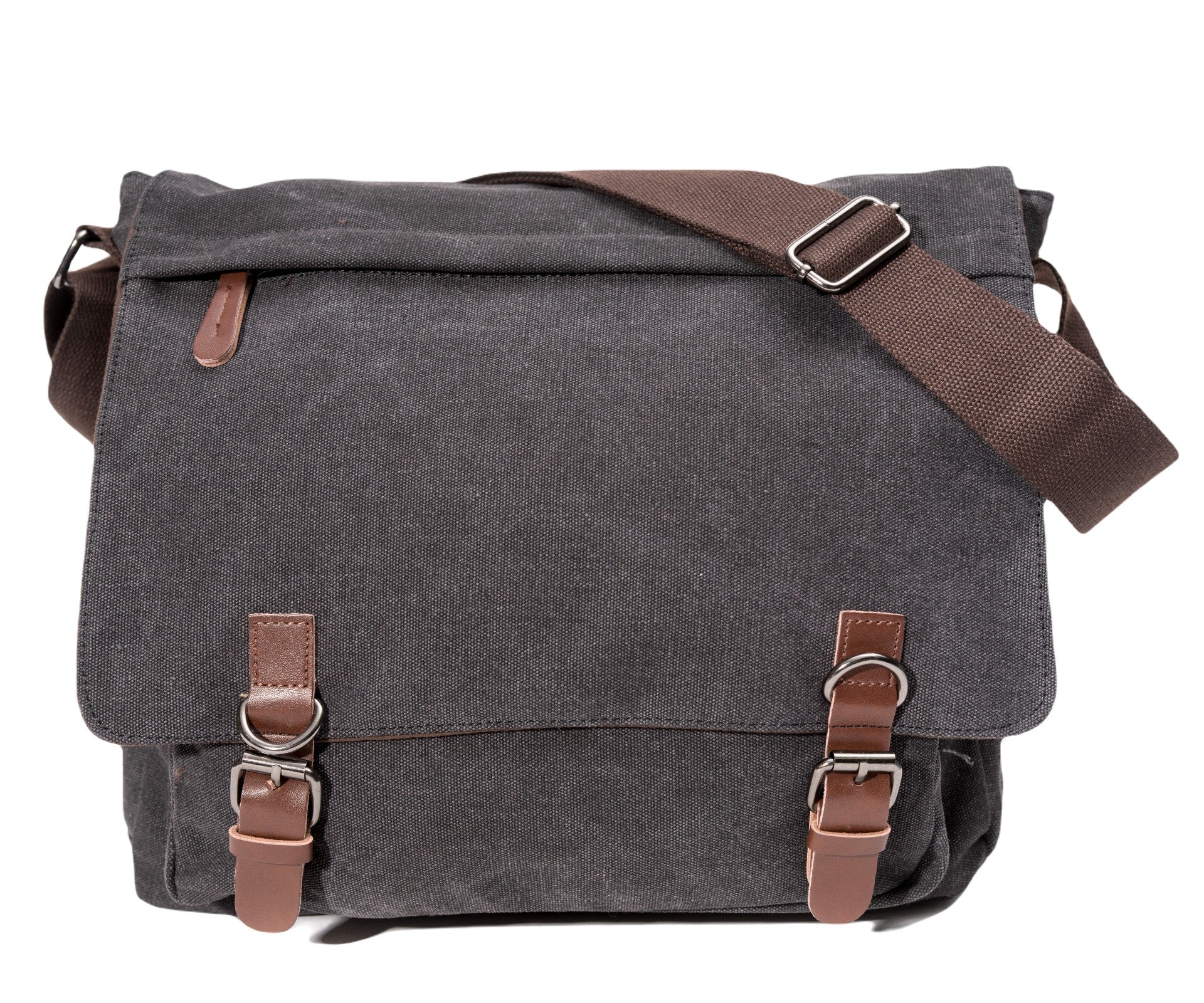 Bon Voyage 8645 Canvas Messenger Bag, view 3