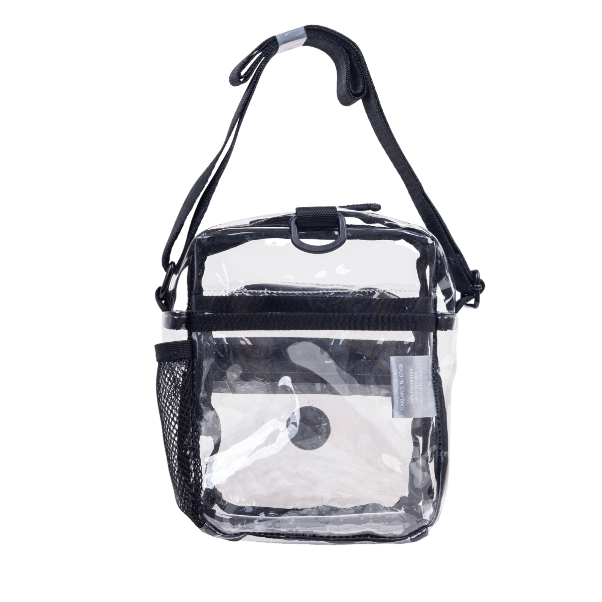 J World Crux Crossbody in Clear — back view # color_Clear
