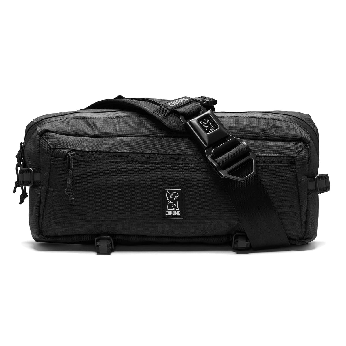 Chrome Industries Kadet Sling Bag 9L in Black — angle view 2