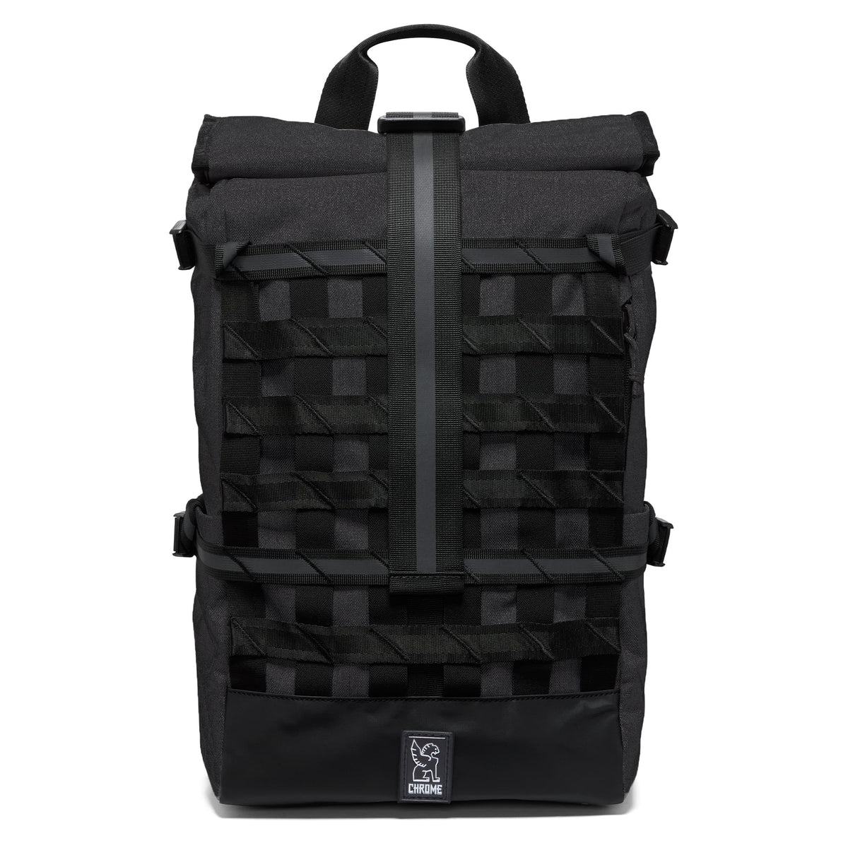 Chrome Industries Barrage Pack 22L in Black — angle view 2