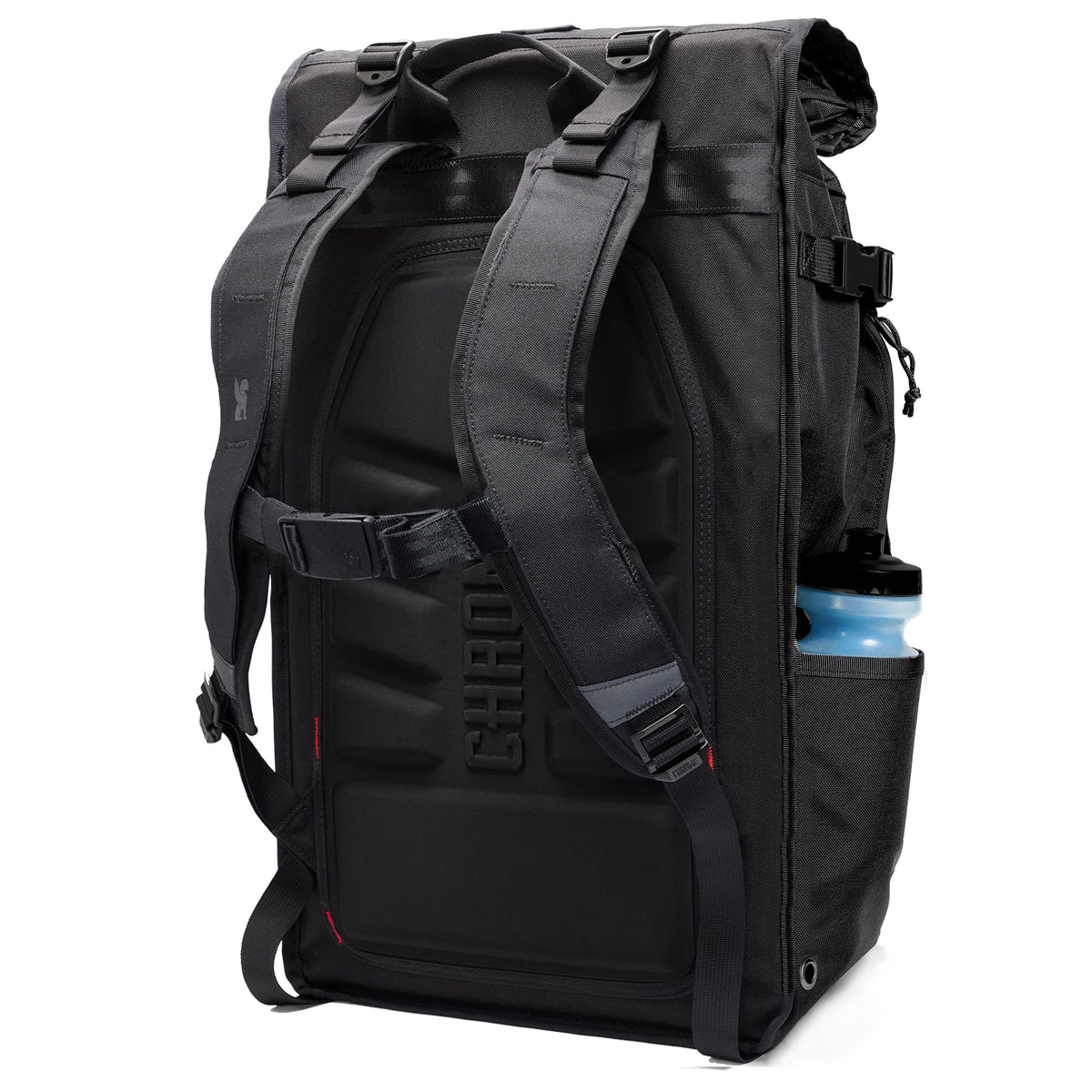 Chrome Industries Barrage Pack 34L in Black — angle view 2 # color_Black