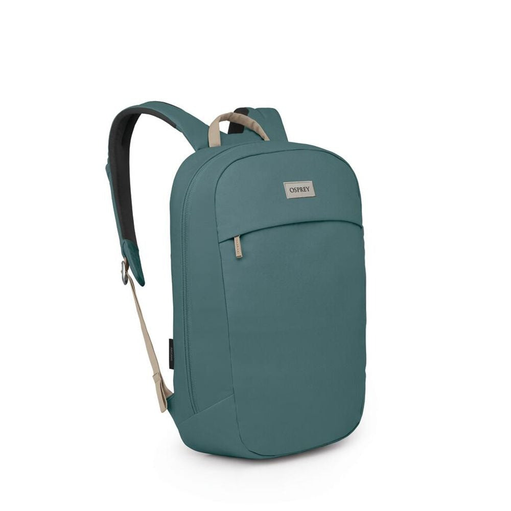Osprey Arcane Large Daypack 21L in Cascade Blue Heather — detail view # color_Cascade Blue Heather