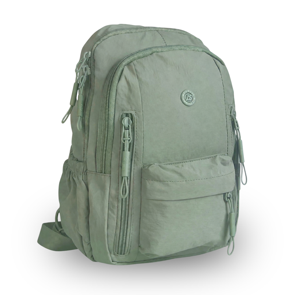 BoBo Backpack in Avocado Green - nylon