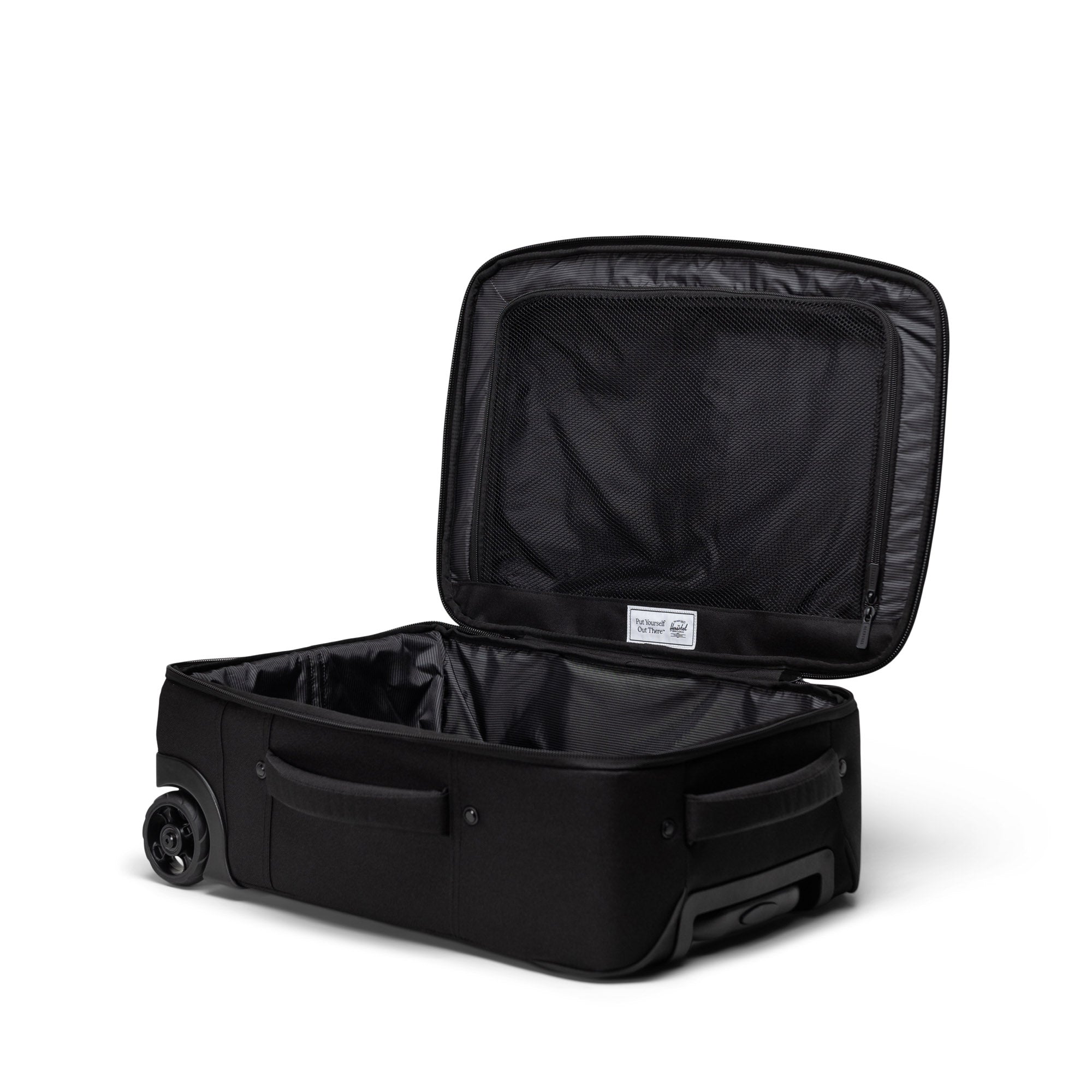 Herschel Heritage Softshell Luggage | Large Carry On - 37L in Black — interior view 3 # color_Black
