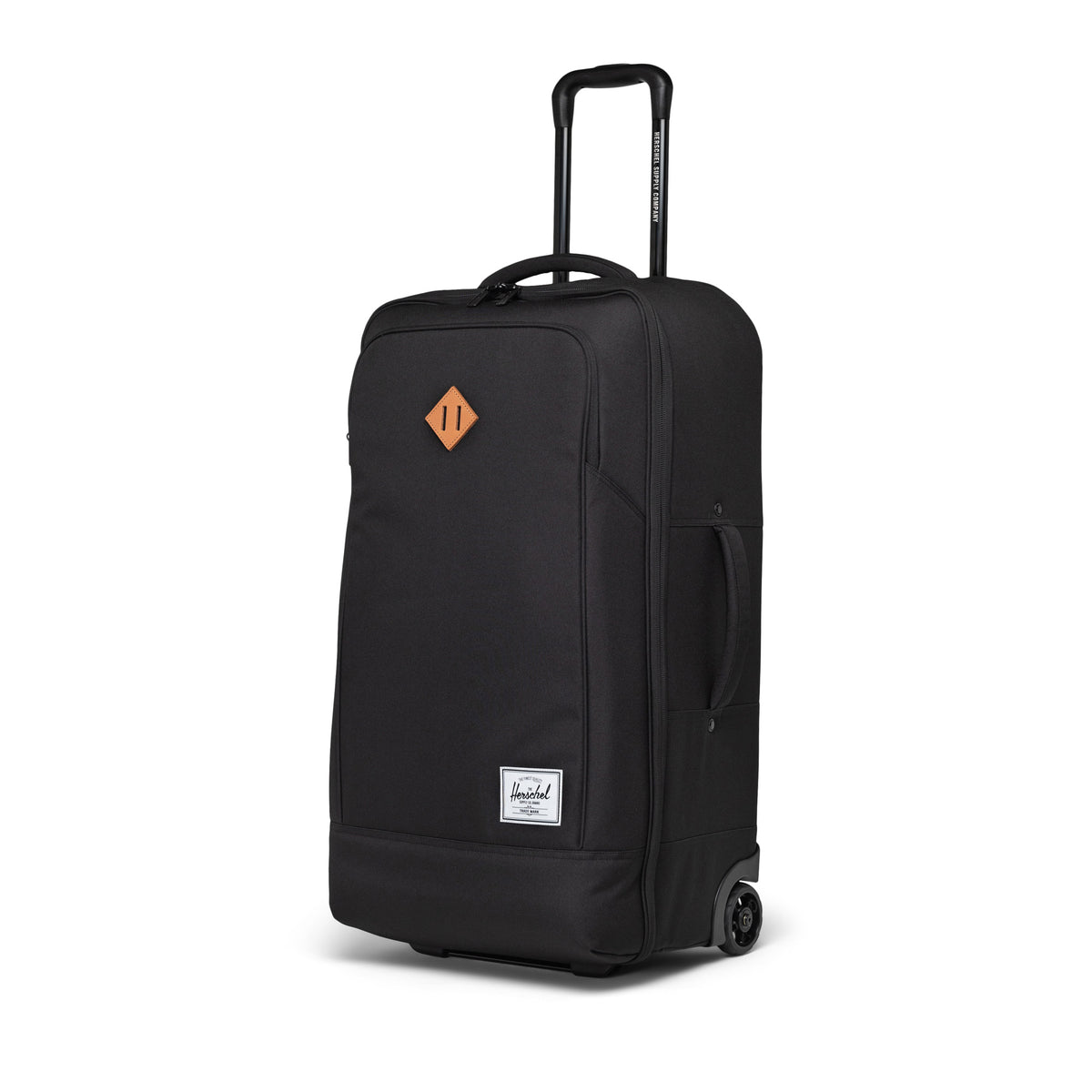 Herschel Heritage Softshell Luggage | Medium - 92L in Black — angle view 3 # color_Black