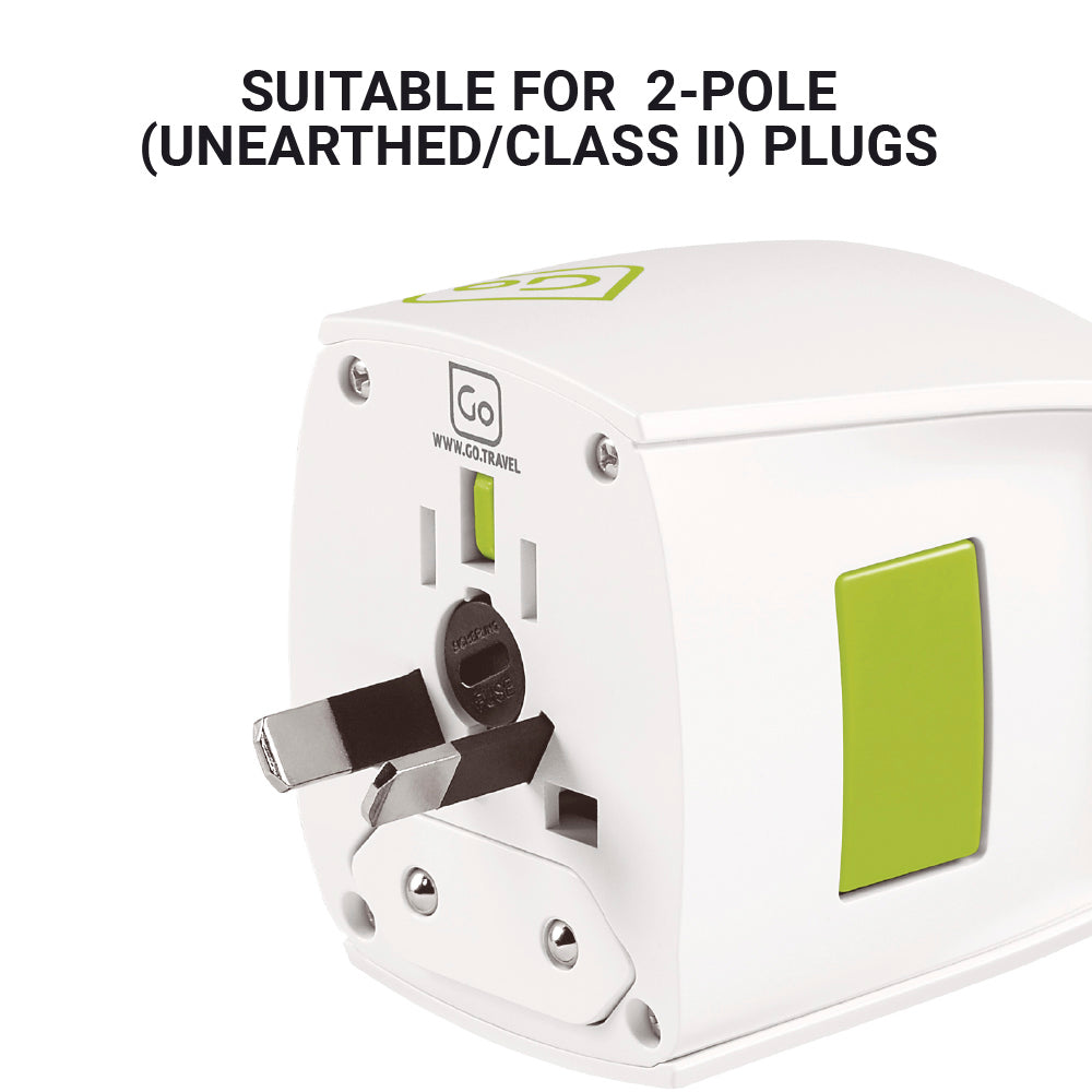 Go Travel Worldwide Adaptor Unearthed – pins extended
