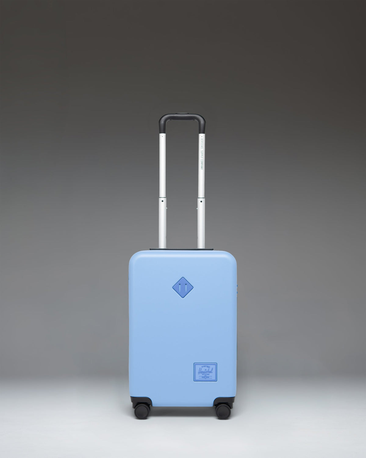 Herschel Heritage Hardshell Large Carry-On Luggage in Light Blue — front view