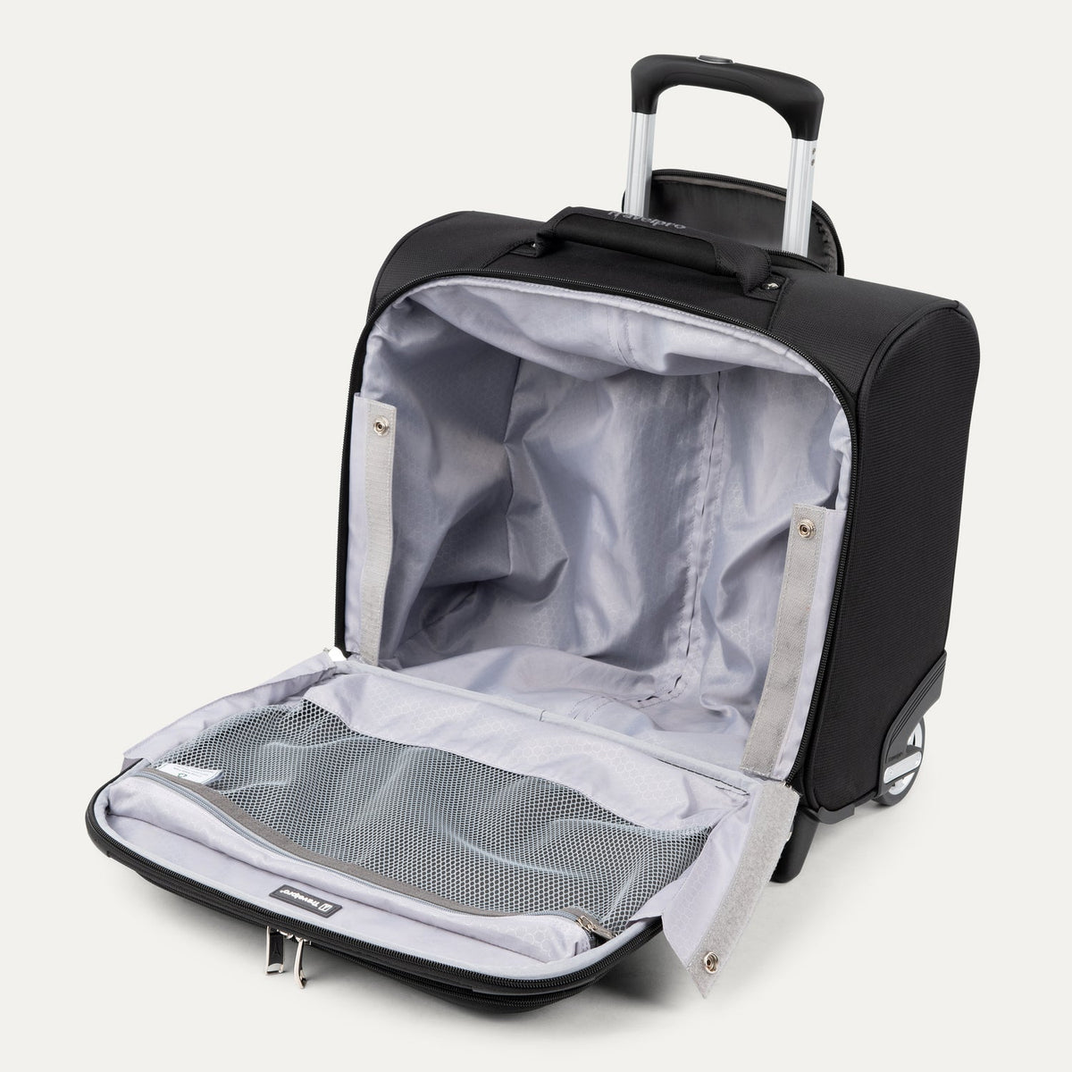 Travelpro Maxlite 5 Carry-On Rolling Tote in Black — interior view