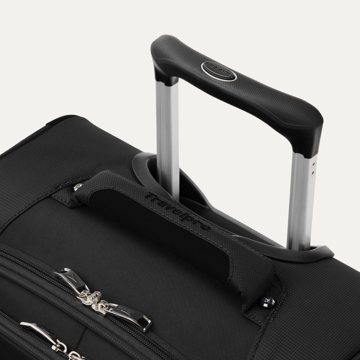 Travelpro Maxlite 5 22" Carry-On Expandable Rollaboard in Black — detail view