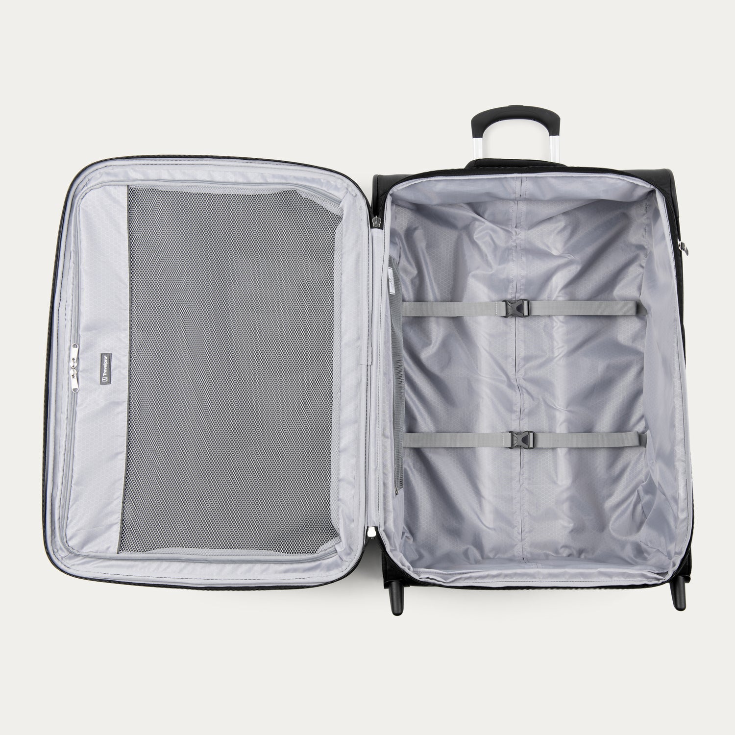 Travelpro Maxlite 5 26" Medium Check-In Expandable Rollaboard in Black — interior view