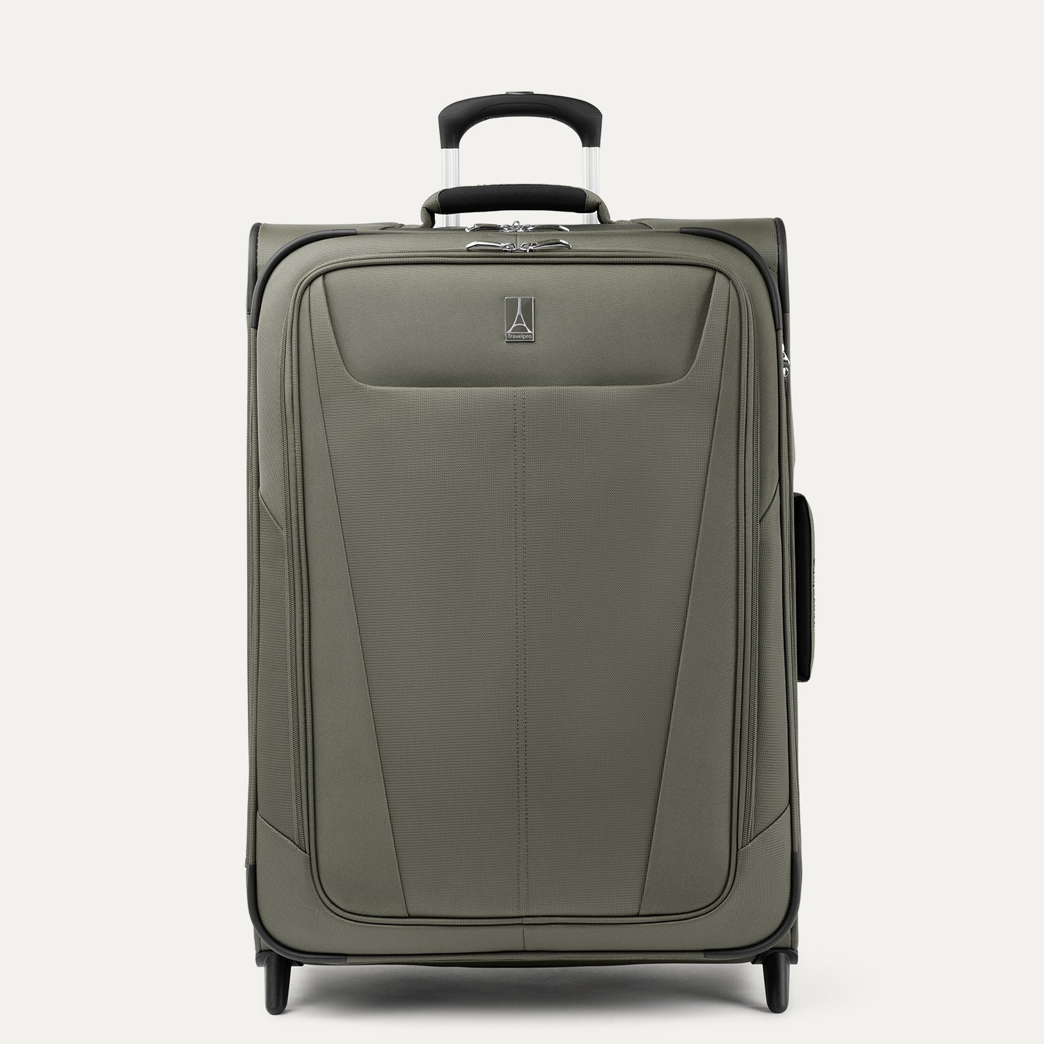 Travelpro Maxlite 5 26" Medium Check-In Expandable Rollaboard in Slate Green — front view