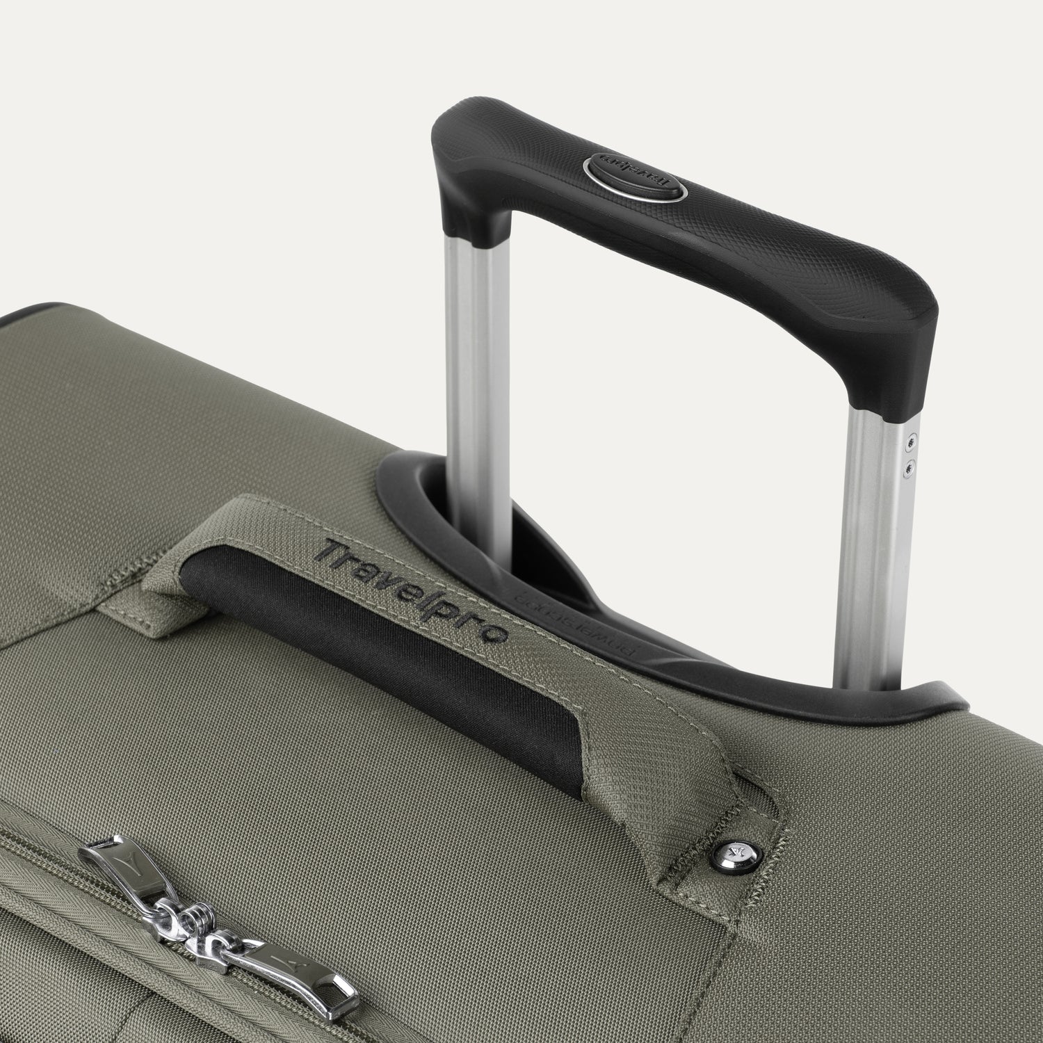 Travelpro Maxlite 5 26" Medium Check-In Expandable Rollaboard in Slate Green — detail view