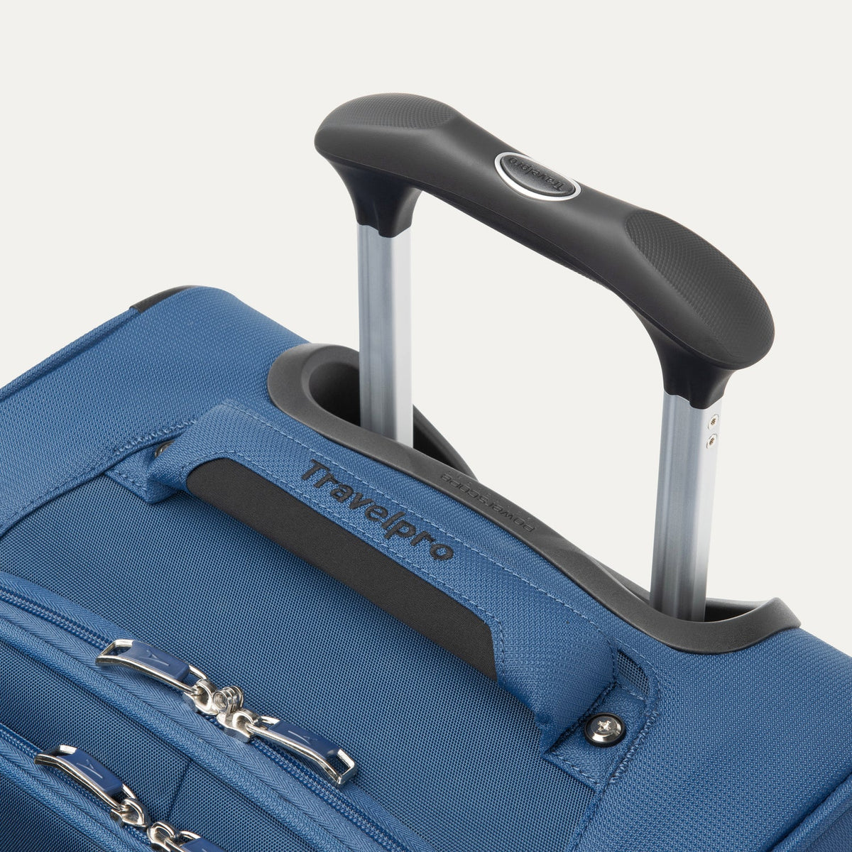 Travelpro Maxlite 5 21" Expandable Carry-On Spinner in Ensign Blue — detail view 2