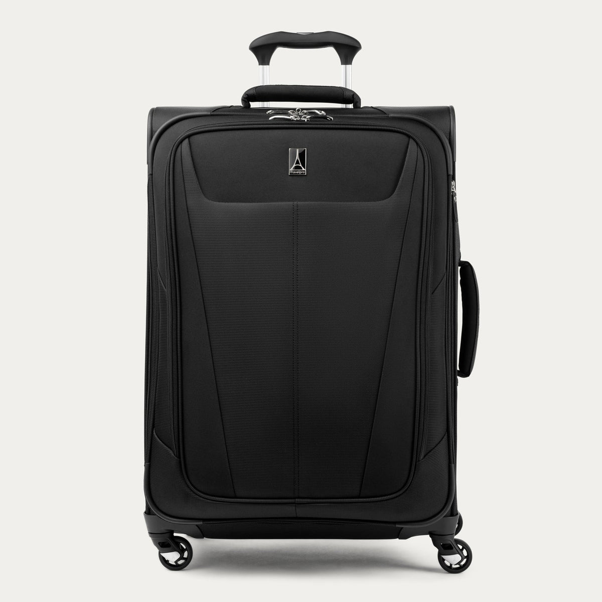 Travelpro Maxlite 5 25" Expandable Spinner in Black — front view