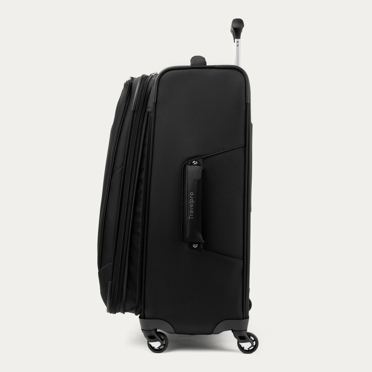 Travelpro Maxlite 5 25" Expandable Spinner in Black — angle view 2