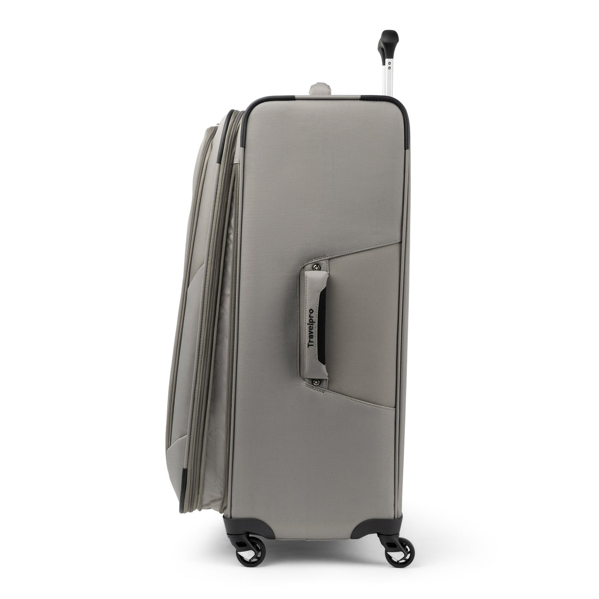 Travelpro Maxlite 5 29" Expandable Spinner in Champagne — side view