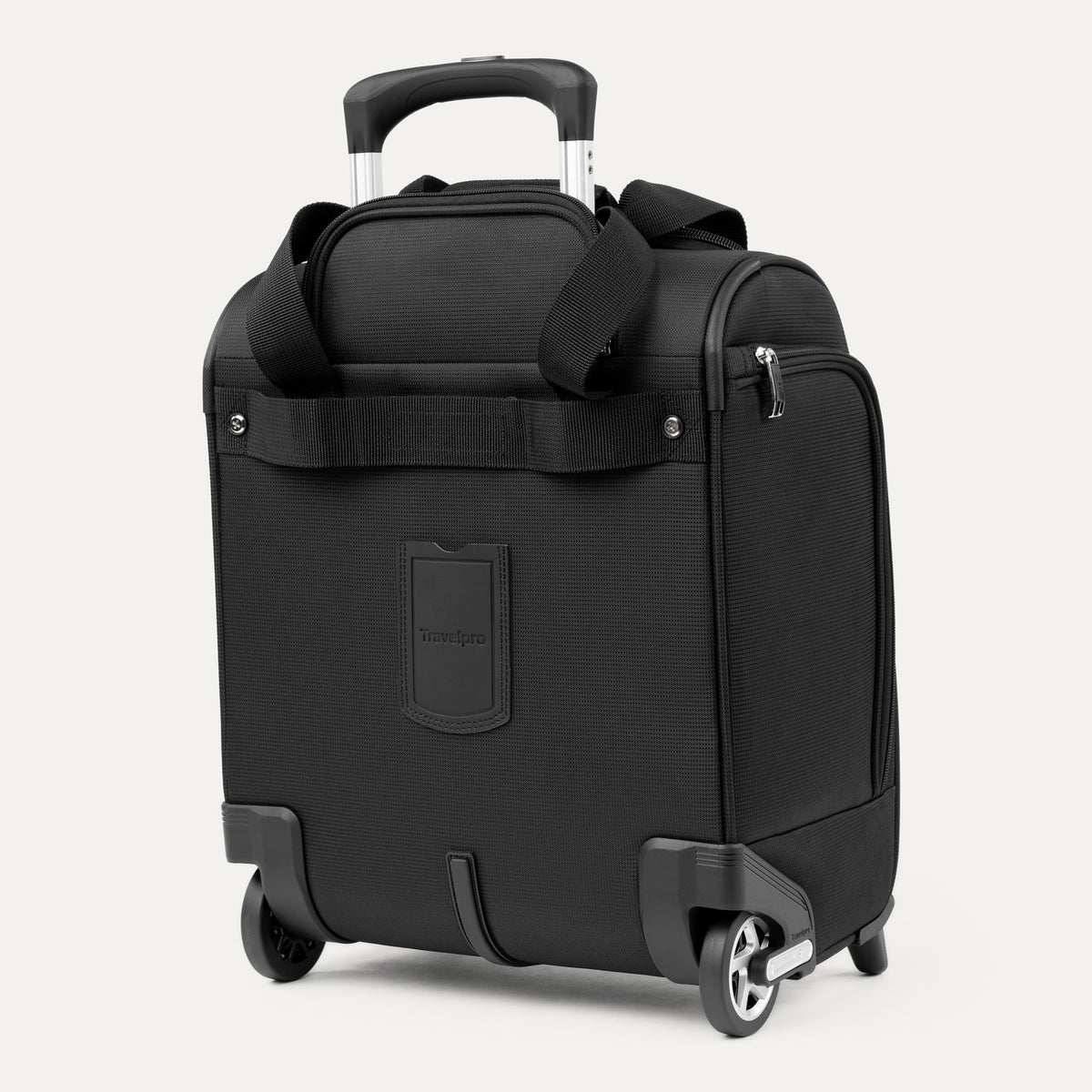 Travelpro Maxlite 5 Carry-On Rolling Underseat Bag in Black — back view