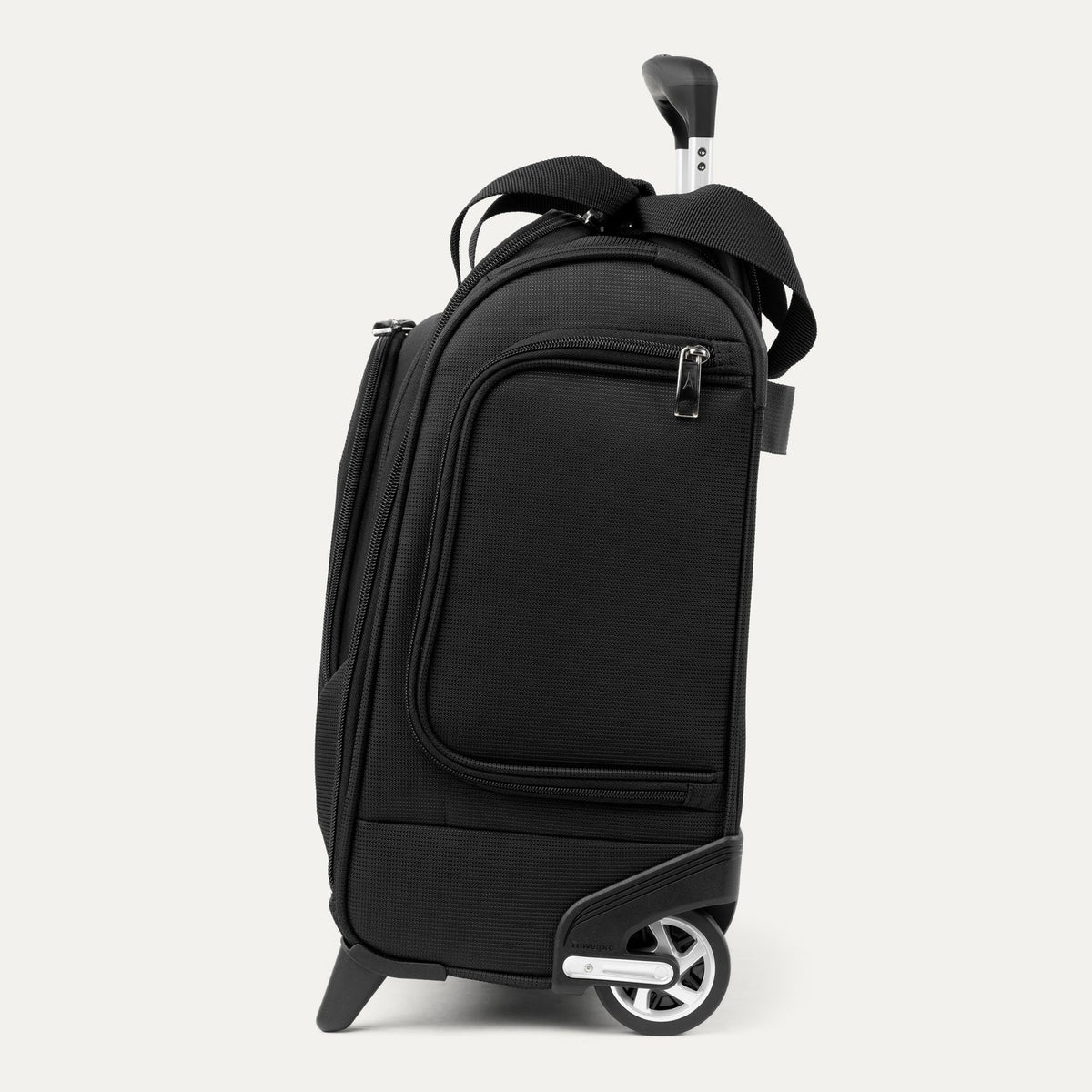 Travelpro Maxlite 5 Carry-On Rolling Underseat Bag in Black — angle view 2