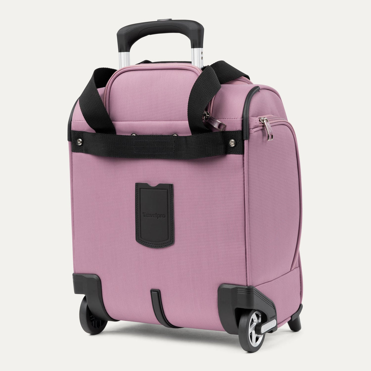 Travelpro Maxlite 5 Carry-On Rolling Underseat Bag in Orchid Pink — back view