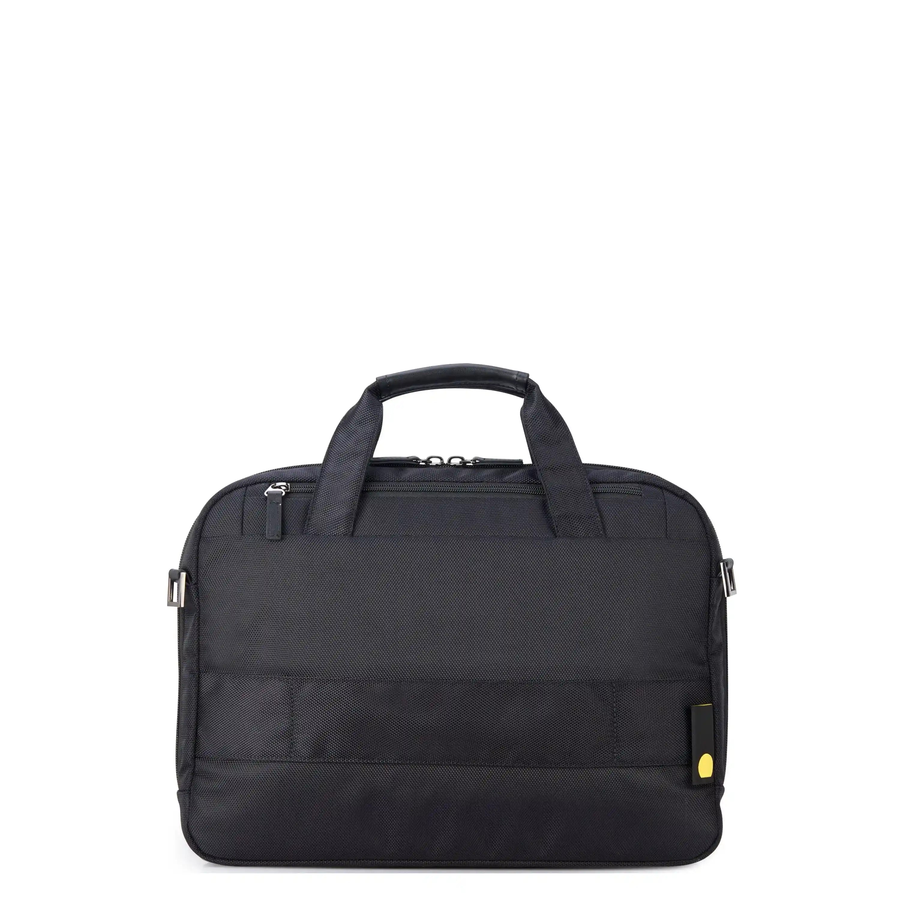 Delsey Wagram Briefcase in Black — front view # color_Black