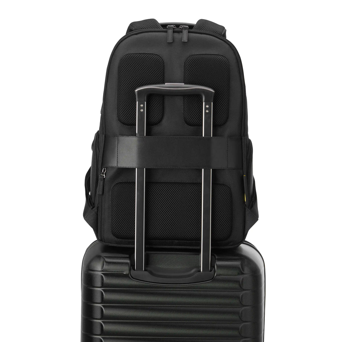 Delsey Wagram Laptop Backpack in Black — detail view 2 # color_Black
