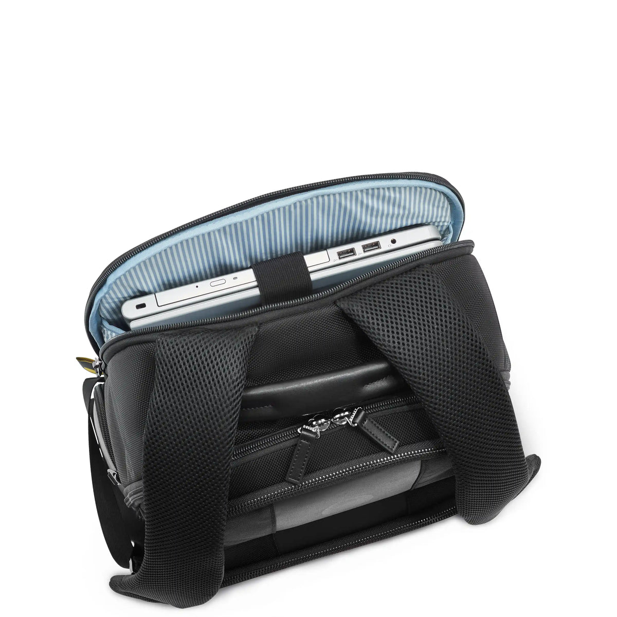 Delsey Wagram Laptop Backpack in Black — interior view 2 # color_Black