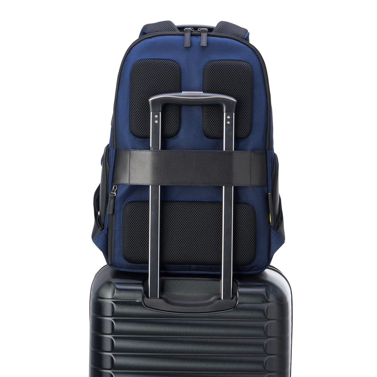 Delsey Wagram Laptop Backpack in Navy — detail view 2 # color_Navy