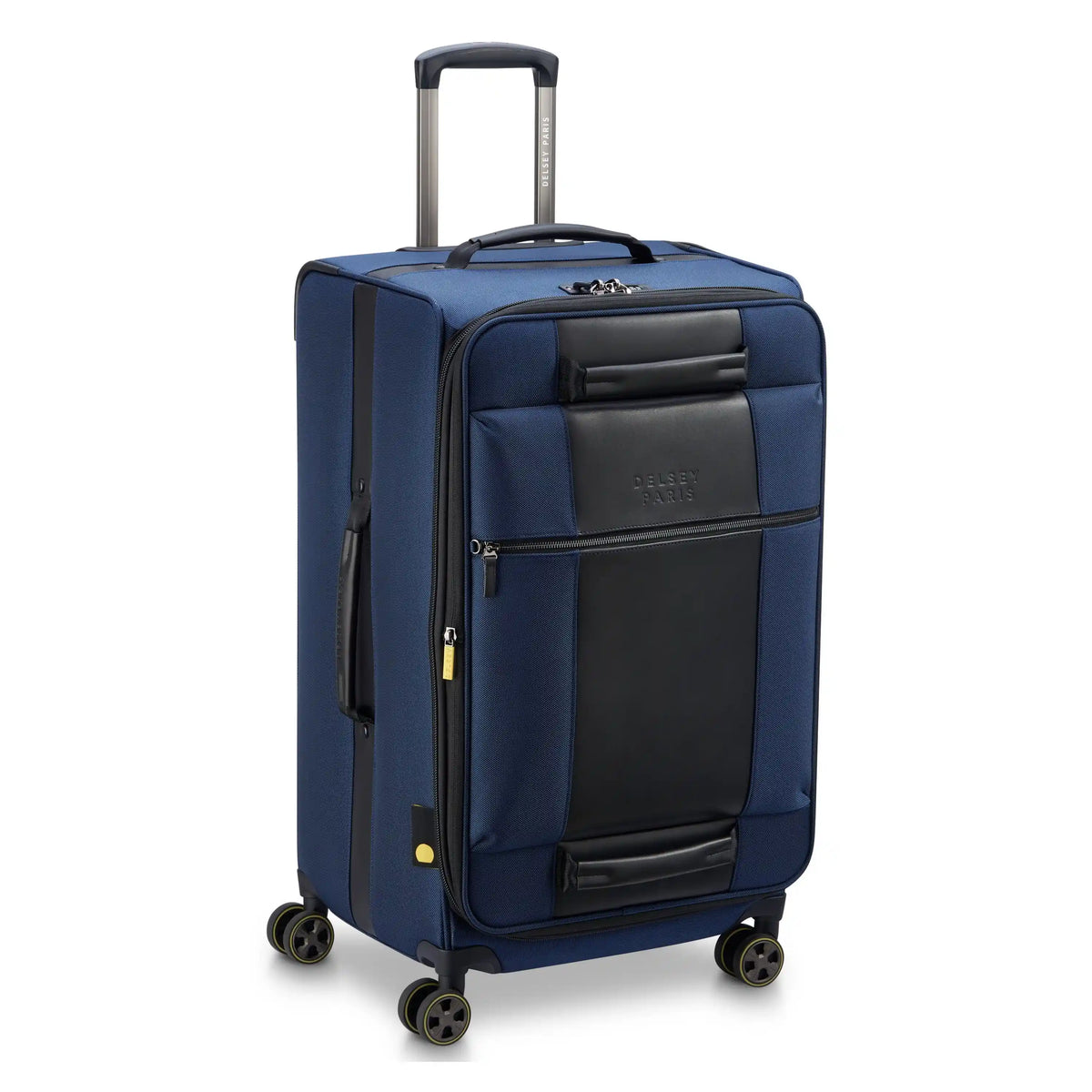 Delsey Wagram Medium Trunk Expandable Spinner in Navy — angle view 2 # color_Navy