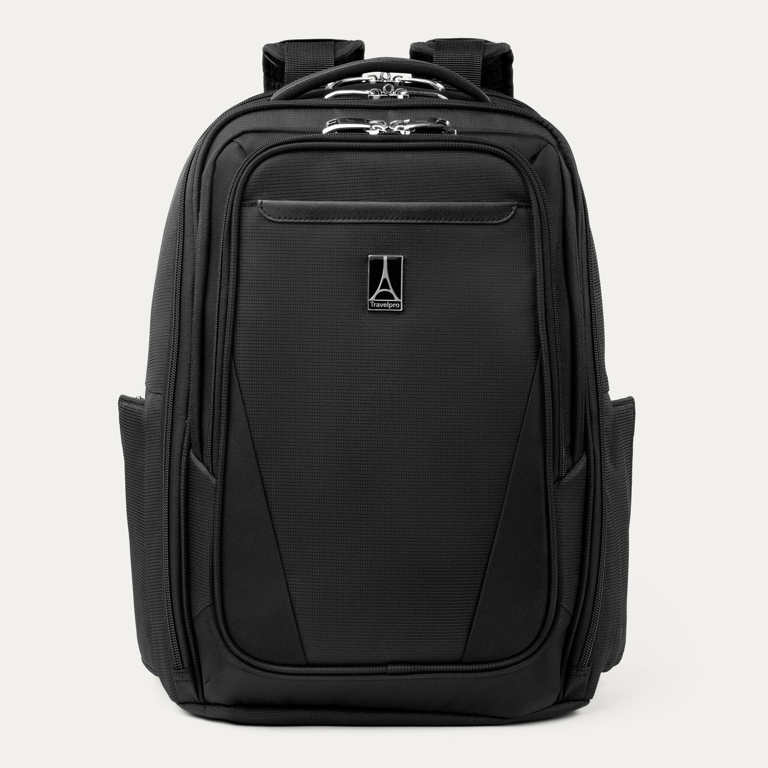 Travelpro Maxlite Laptop Backpack in Black — front view