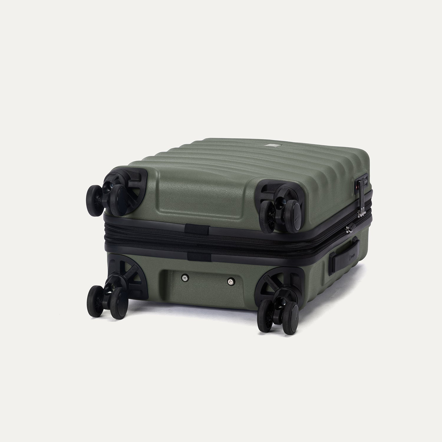 Travelpro Maxlite Air V2 Compact Carry-On Hardside Spinner in Slate Green — interior view