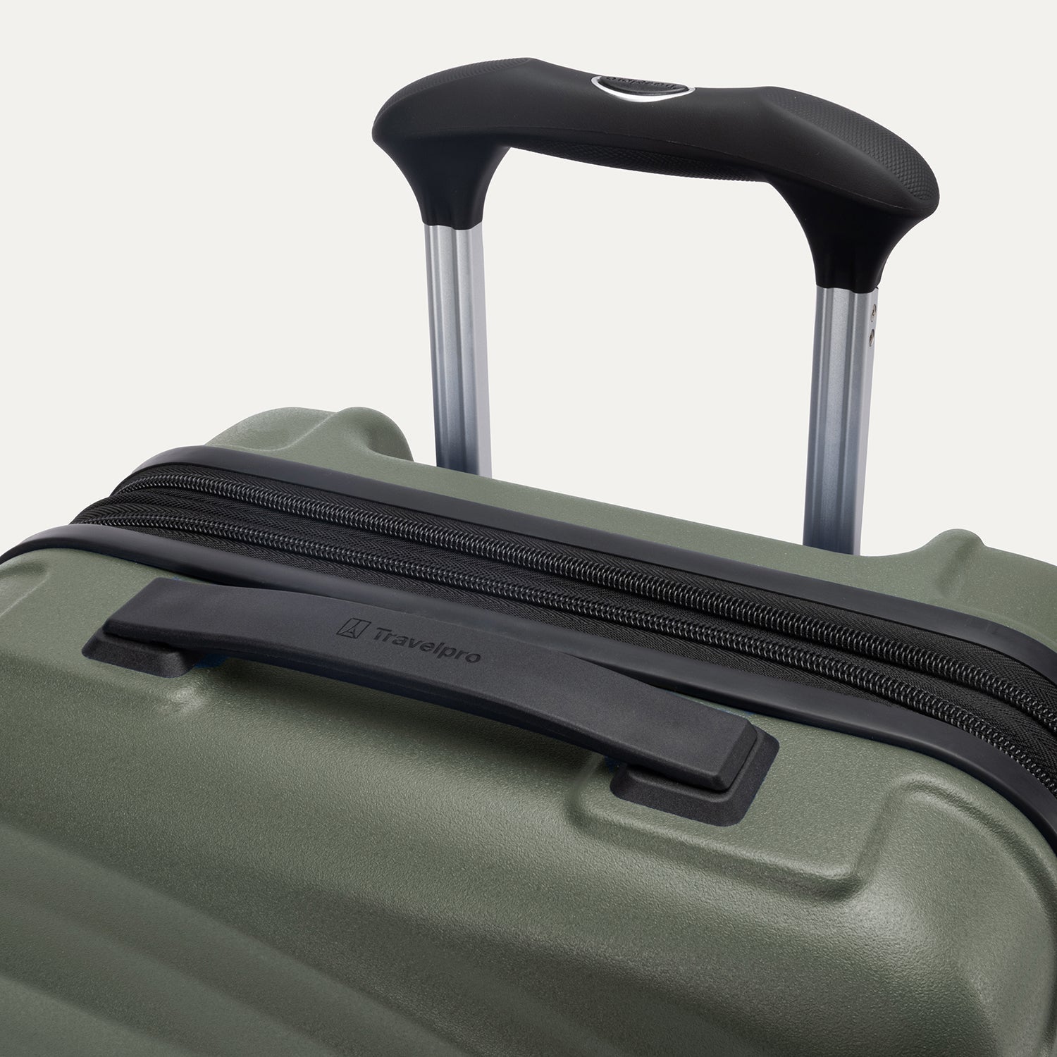 Travelpro Maxlite Air V2 Compact Carry-On Hardside Spinner in Slate Green — lifestyle